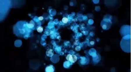 دانلود فوتیج کروماکی حرکت حباب های آبی