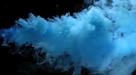 دانلود فوتیج دود های آبی به صورت slow motion
