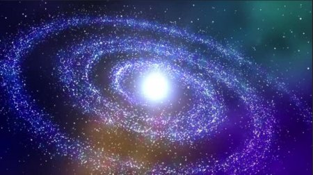 دانلود فوتیج زیبای گردش ستارگان در کهکشان