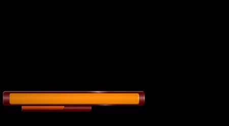 دانلود فوتیج زیبای زیر نویس فیلم با رنگ نارنجی