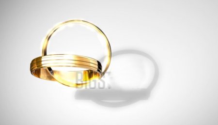 دانلود استوک فوتیج حرکت حلقه های ازدواج به صورت انیمیشن