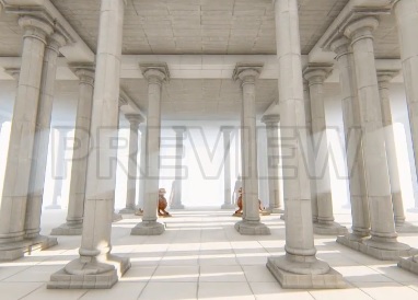 دانلود فوتیج معماری و مجسمه روم - یونان